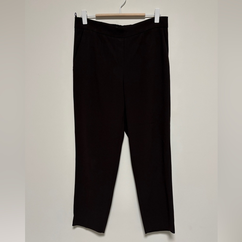 Aritzia babaton mocha brown Connor crepe pant sz 4 preloved